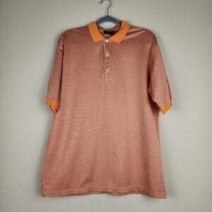 Bobby Jones Collection Golf Polo Orange Size Large
